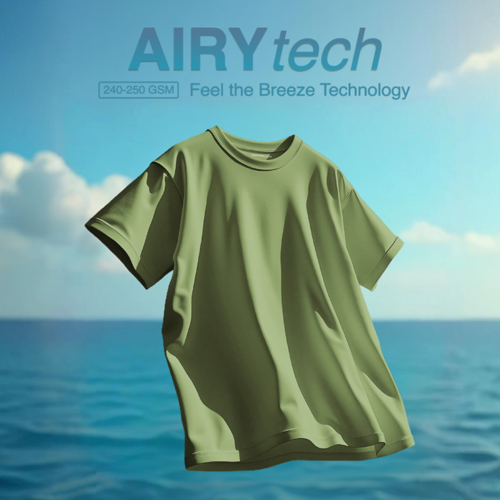 Commongoods Kaos Oversize AIRYtech - Olive Green