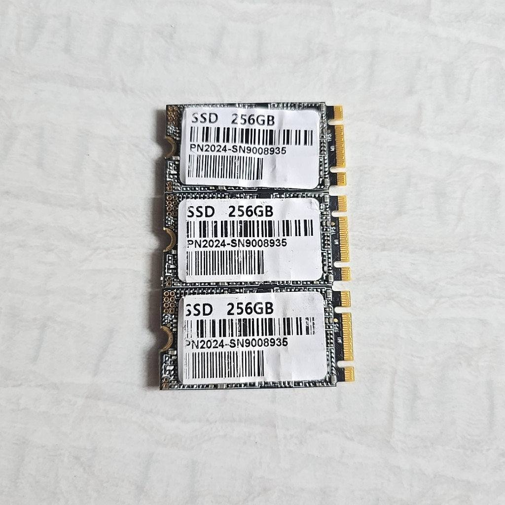 SSD M2 Sata 256GB / SSD M2 Nvme 256GB / SSD Msata 128GB - 2242 / 2280 - SSD Second Bekas