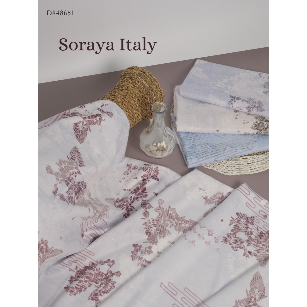 Azatextile - 0.5METER KAIN SORAYA JACQUARD VISCOSE ENGLAND D#48651 //BAHAN DRESS/KOKO/ONEET/TUNIK/SA