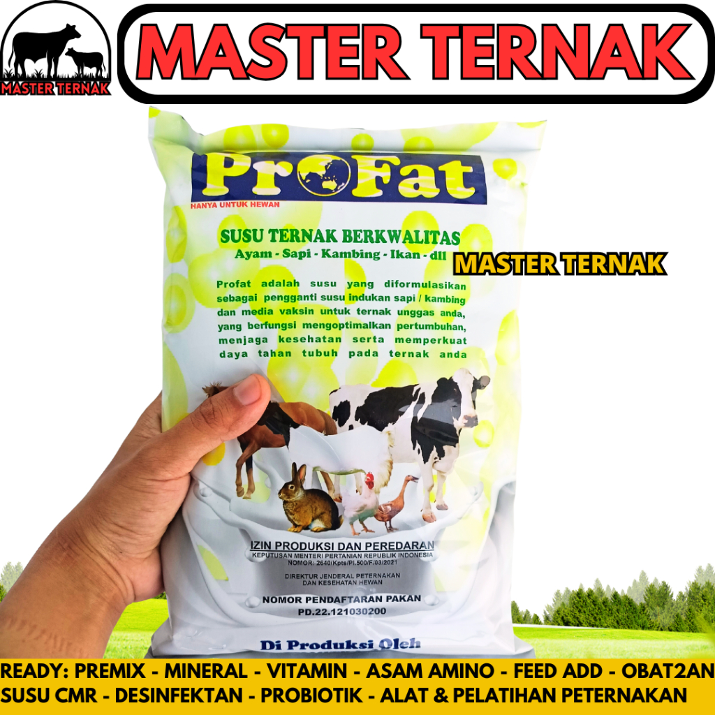 PROFAT SUSU TERNAK KAMBING 1KG - Susu Hewan Ternak untuk Sapi Kambing Ikan Ayam