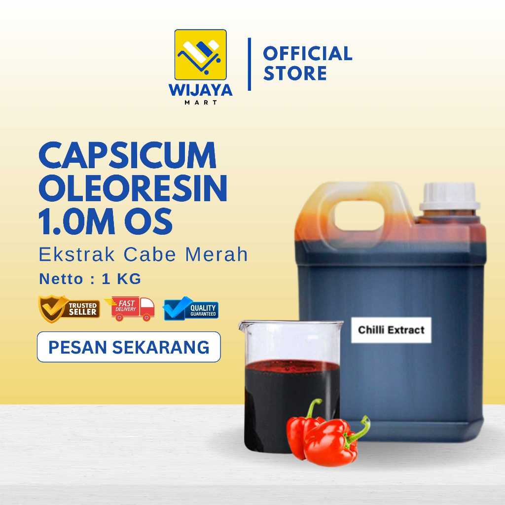 

Capsicum Oleoresin 1 Juta SHU Oil Soluble (OS) / Ekstrak Cabai 1 KG
