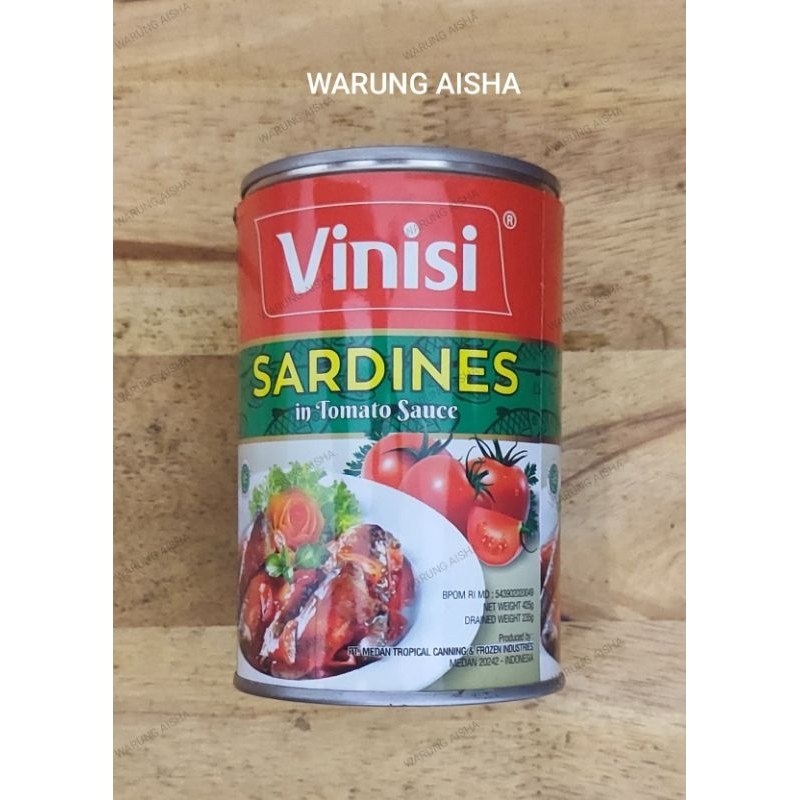 

Sardines Sarden Kaleng Vinisi Saus Tomat 425 gr