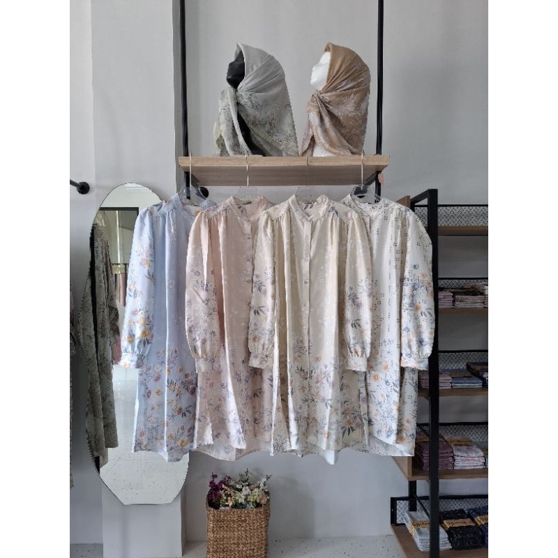 TUNIK BASIC WANITA / TUNIK BASIC / TUNIK MOTIF / TUNIK SIMPLE / TUNIK DAILY / Tunik Nagita Silk