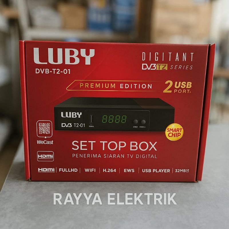 Set Top Box Luby Premium Edition DVB T2 01