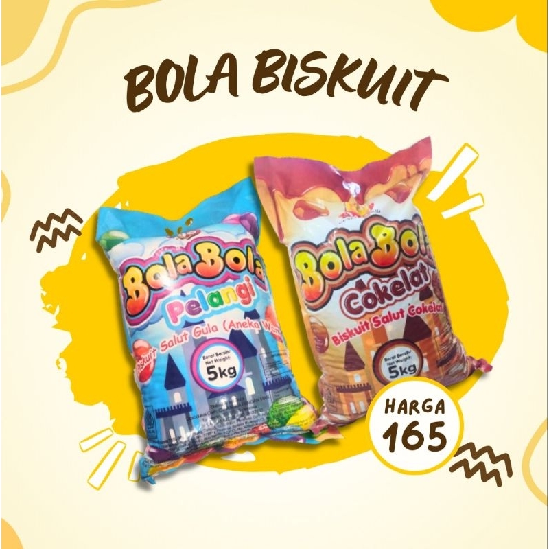 

Bola Biskuit Bersalut gula | Pelangi dan Coklat