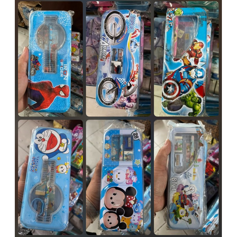 

tempat pensil kaleng random