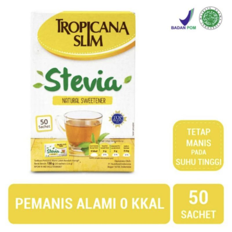 

Tropikana slim stevia 50sachet