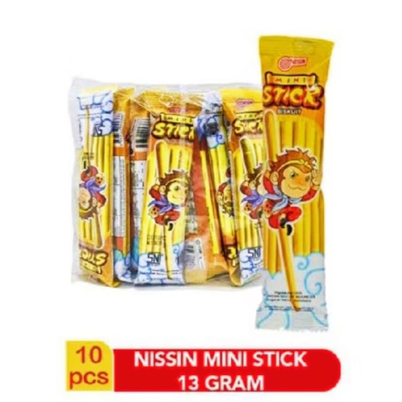

Nissin Mini Stick Biscuit Kera Pack (Isi 10sachet @13gr)