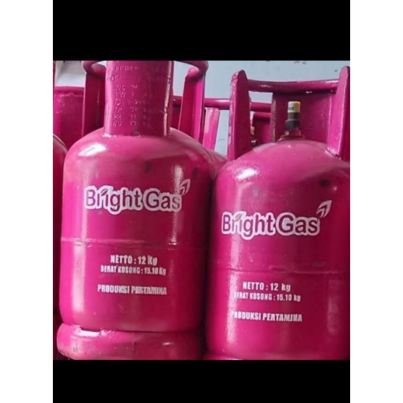 Tabung gas kosong bright gas 12 kg bekas