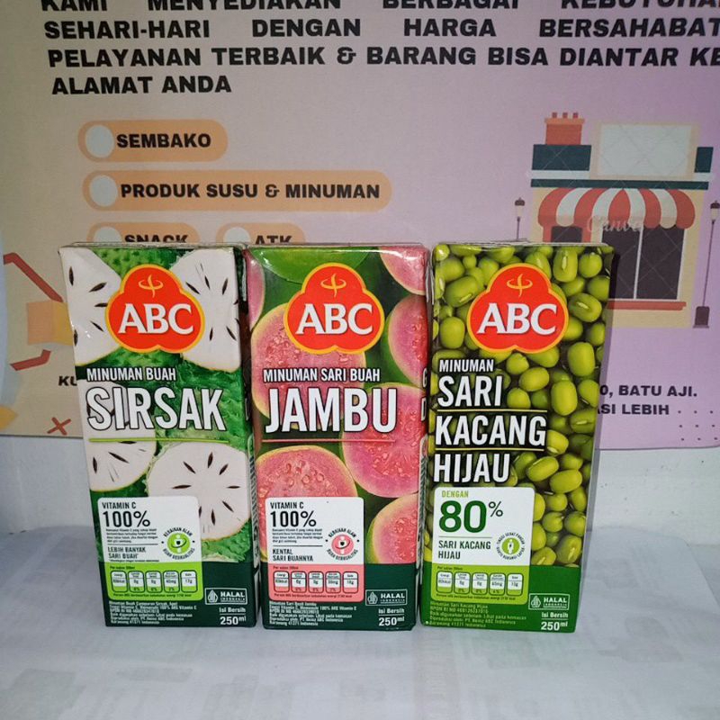 

ABC Minuman Buah 250ml