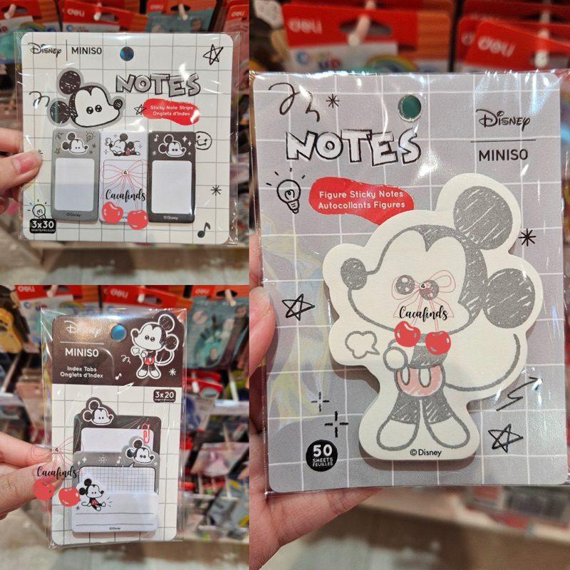 

MINISO x Mickey Mousse‼️Sticky Note Strips / Memo Pad Mickey Marvellous Disney Collection