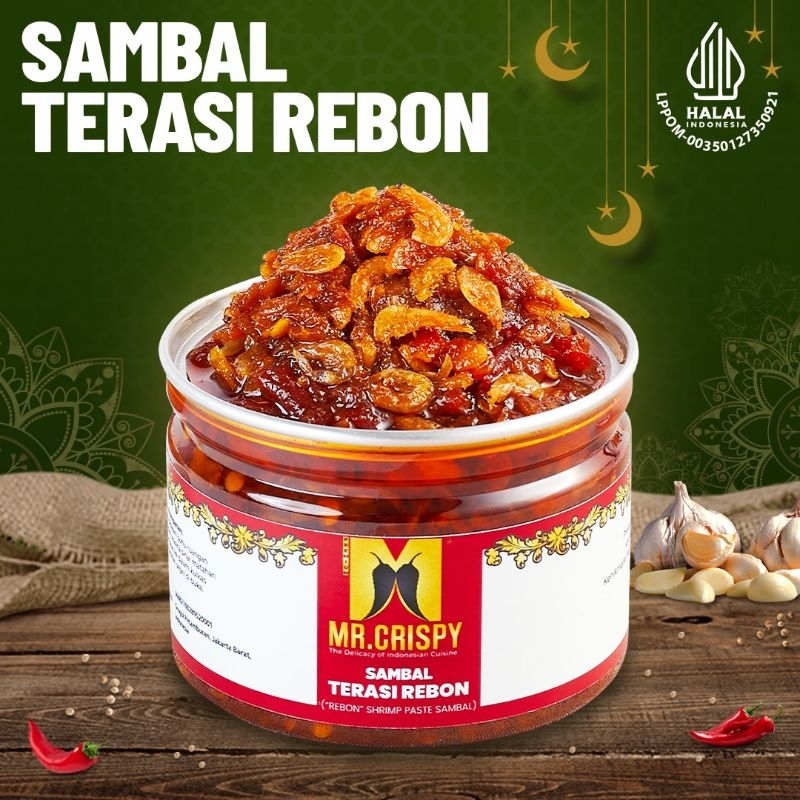 

SAMBAL TERASI REBON MR CRISPY