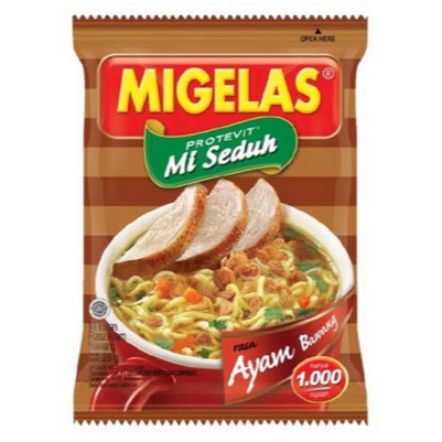

Migelas Rasa Ayam Bawang/Soto 30gr (PCS)