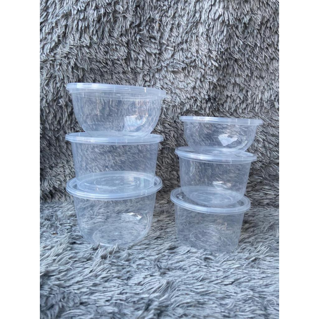 Sentosajaya_1 Victory Thinwall Bulat 300Ml (25) Mangkuk Plastik Cup Pudding Slime Wadah Makanan