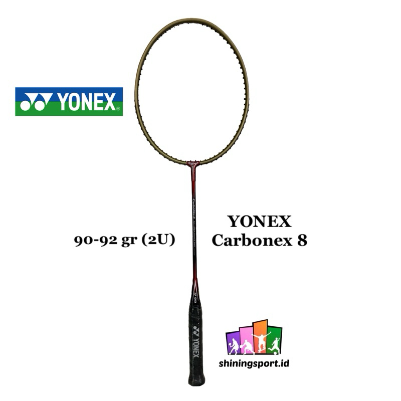 Raket Yonex Carbonex 8 (Pakai T) 100% Original