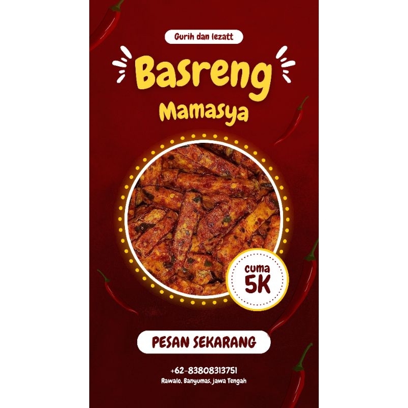 

basreng gurih daun jeruk mamasya gratis ongkir