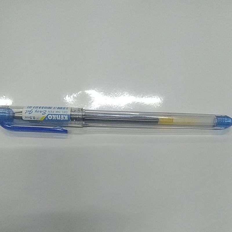 

pulpen kenko easy gel biru