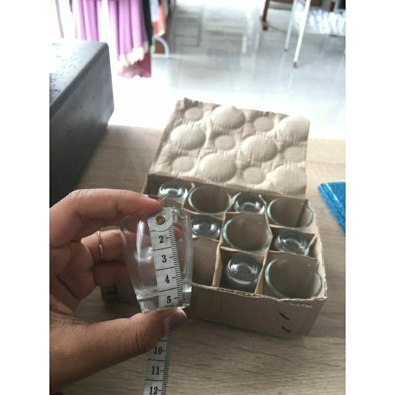 (BERGARANSI) GELAS SLOKI ISI 12 PCS GELAS MINI GELAS ZAMZAM GELAS AIR ZAM ZAM GELAS MINI GELAS SOUVE