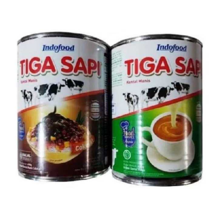 Tiga Sapi Kental Manis 490gr / Susu Kental Manis Tiga Sapi