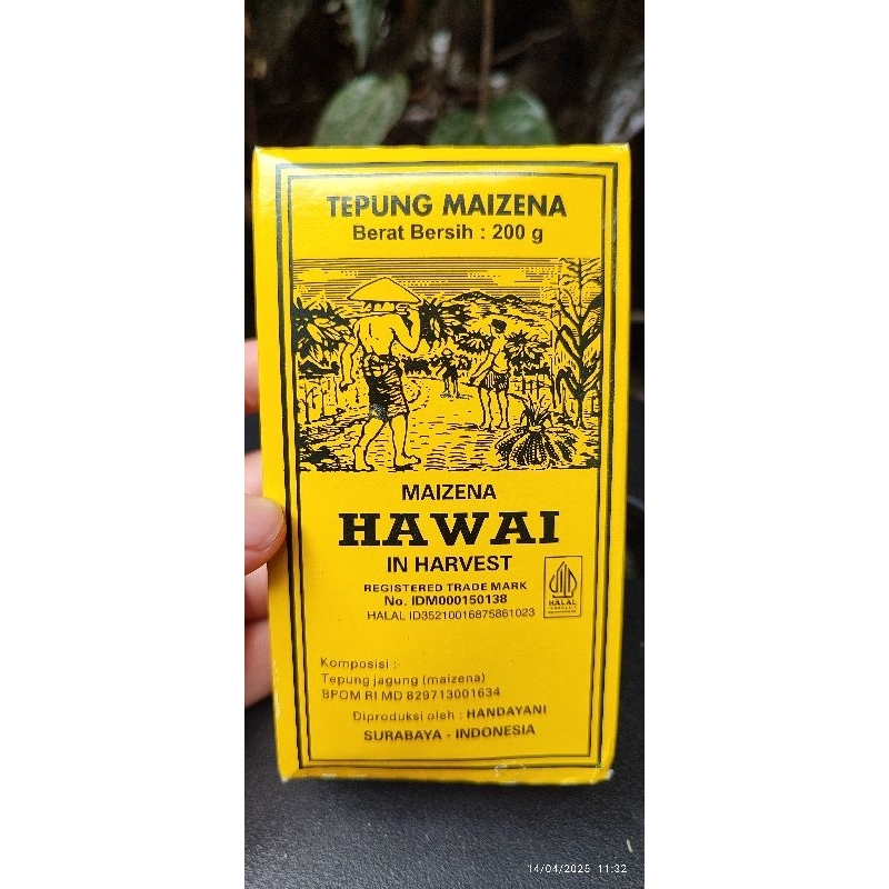 

Hawaii tepung maizena isi 200gr