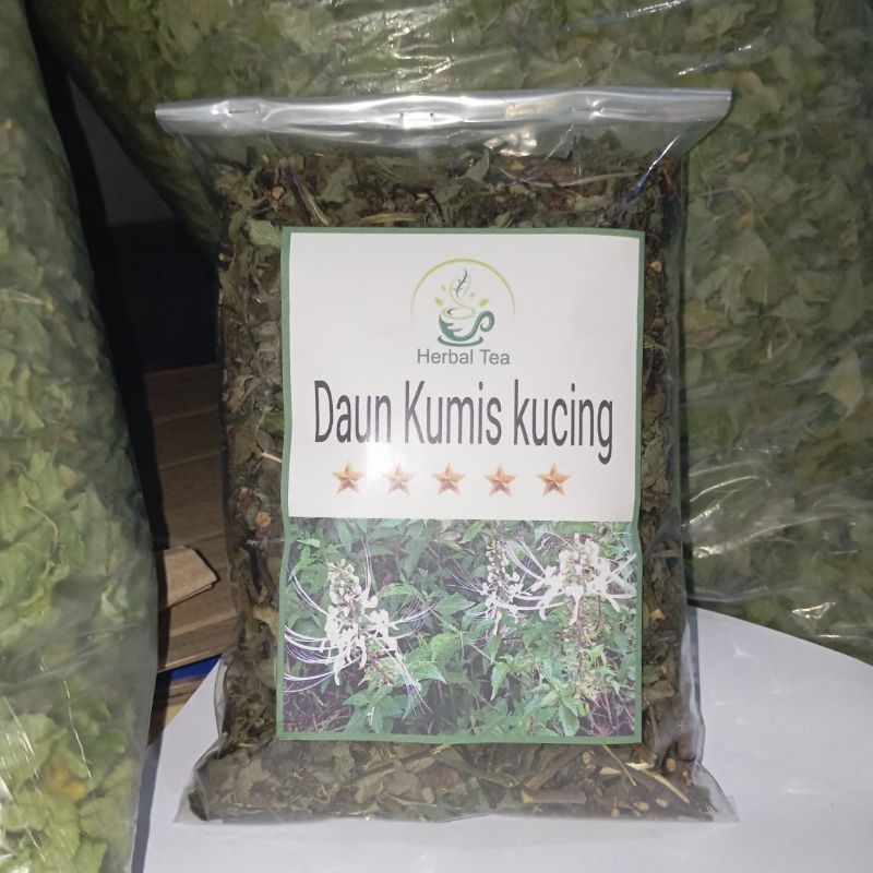 

Daun kumis kucing kering murni daun tanpa batang-az