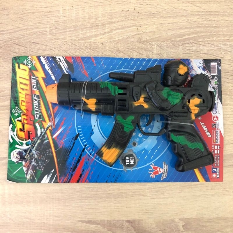 Mainan Anak Tembak-Tembakan Tanpa Peluru Tembak- Tembak Hitam Army - Tembak Tembakan Murah