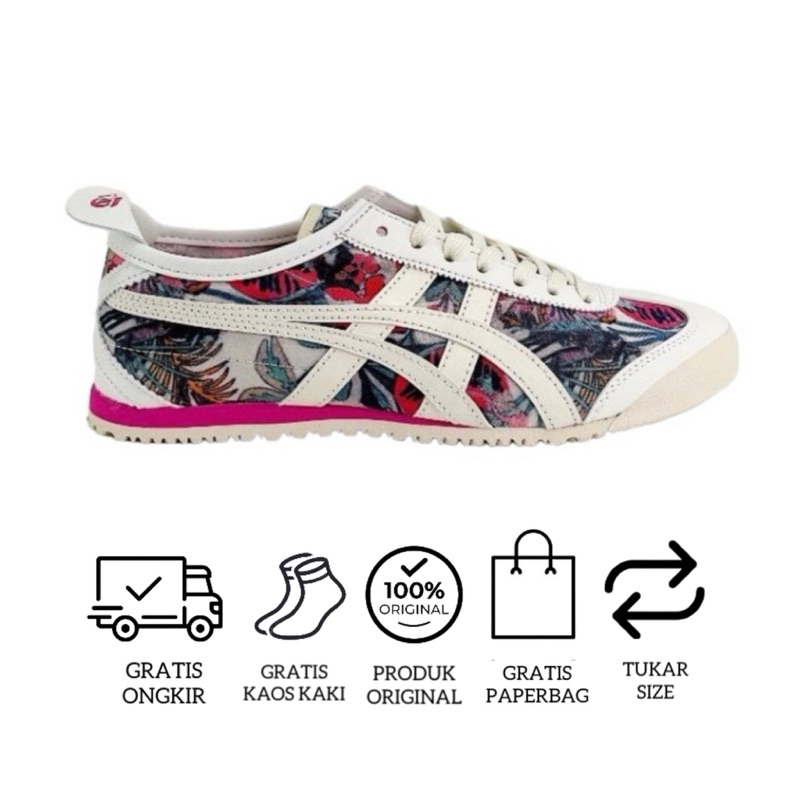 Sepatu 0nitsuka Mexico 66 Pitaya Free Paperbag