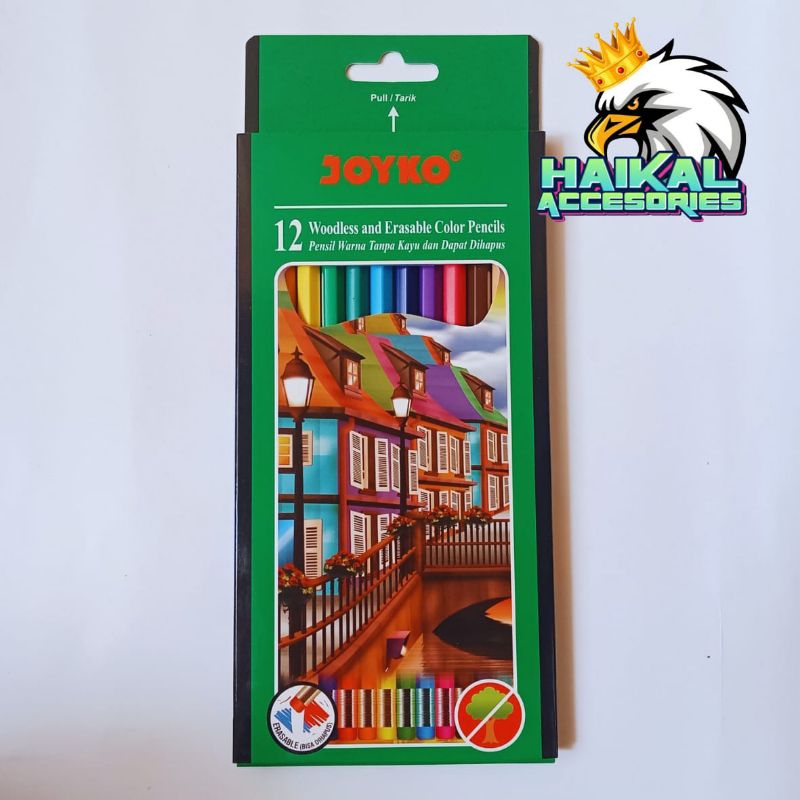 

Pensil warna Joyko panjang 12 warna CP-109