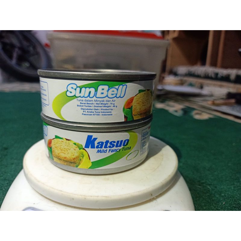 

SUNBELL KATSUO MILD FANCY TUNA 70 GRAM-IKAN TUNA DALAM KALENG