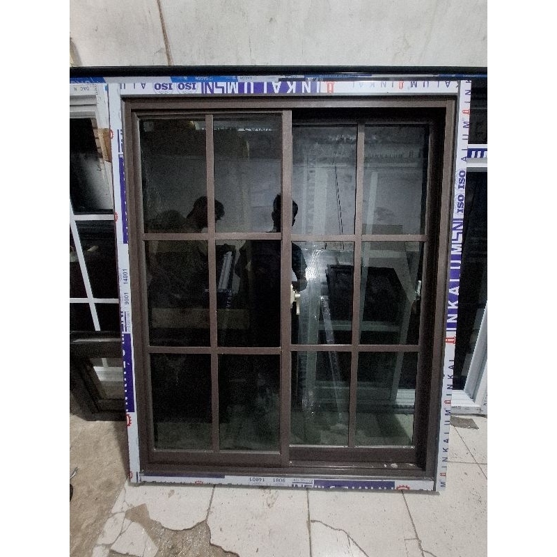 Jendela Sleding Aluminium L150 x T100