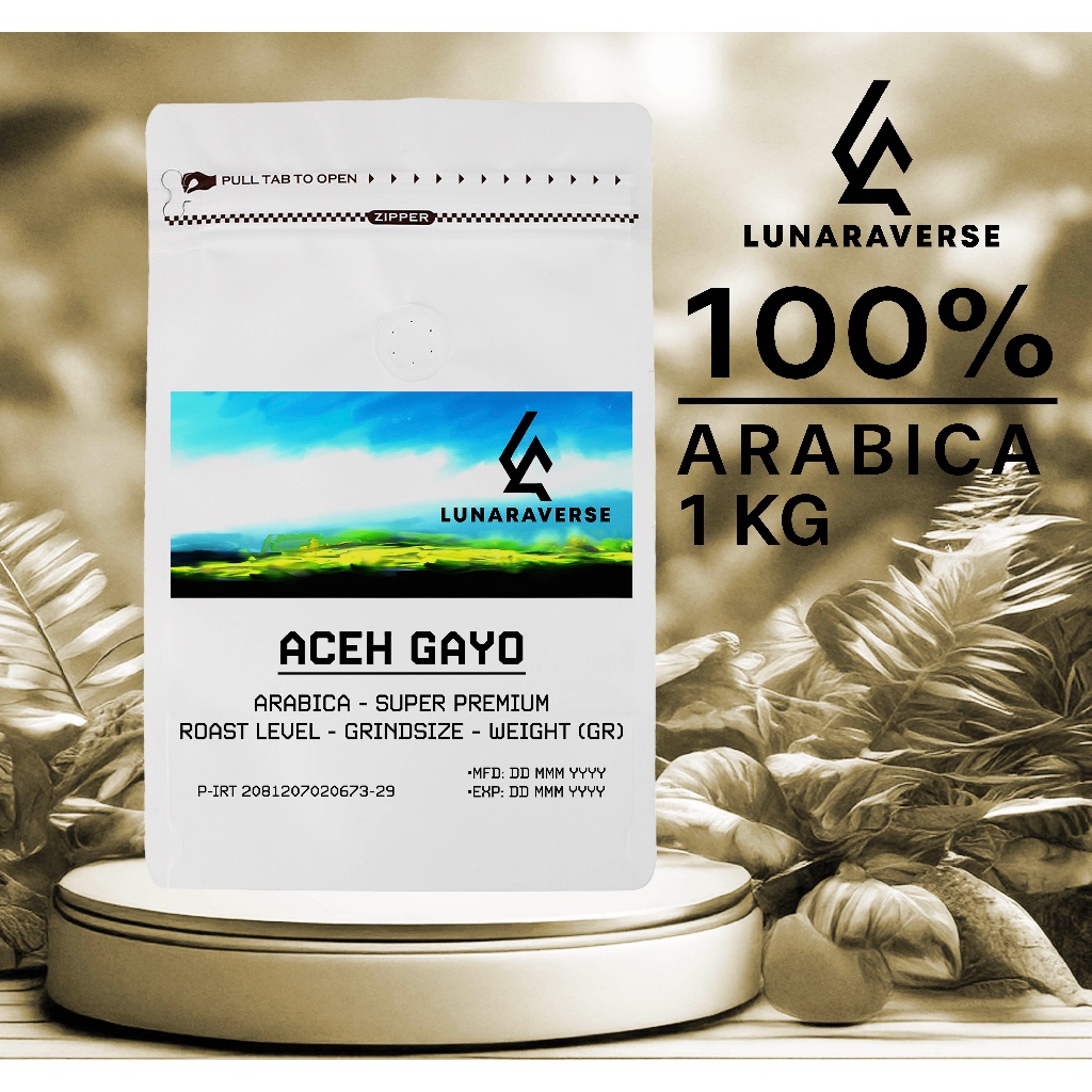 

Lunaraverse Kopi Super Premium Arabica Aceh Gayo 1kg