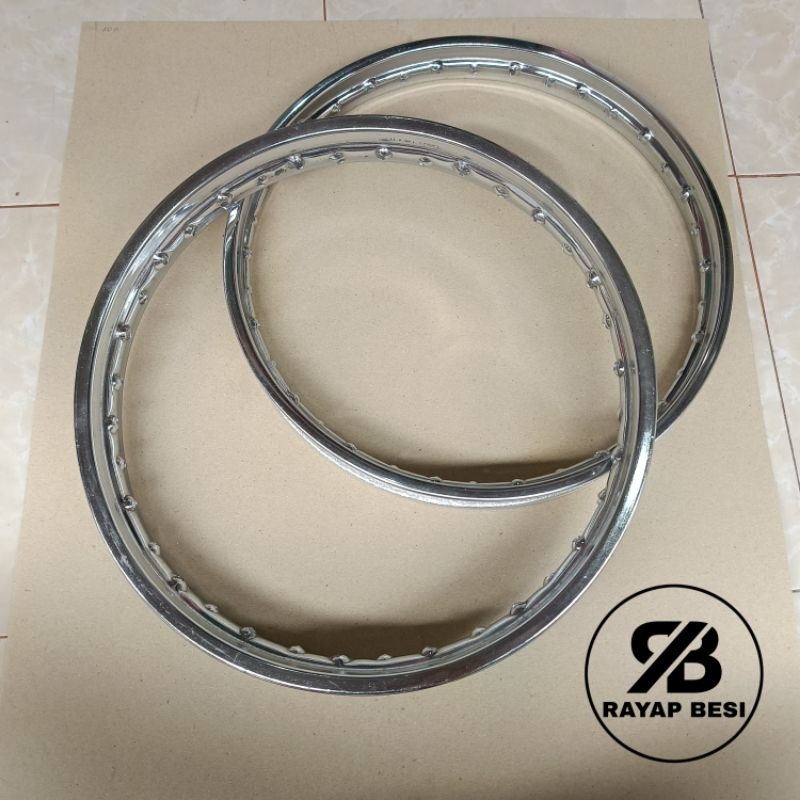 Velg/ pelek/ ring 17 motor bebek depan belakang 17" original copotan, DID HM dll (1.40 & 1.60)