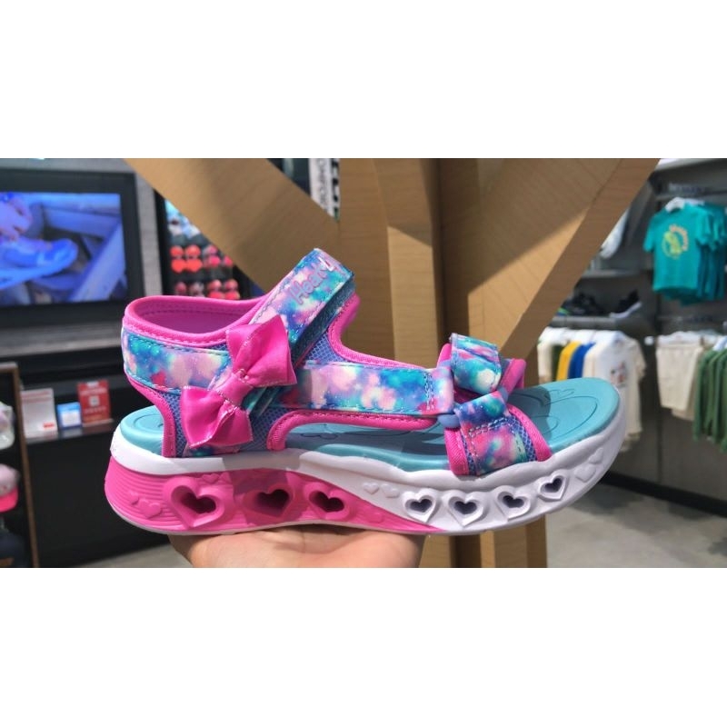 Sandal skechers kids light unicorn & heart original