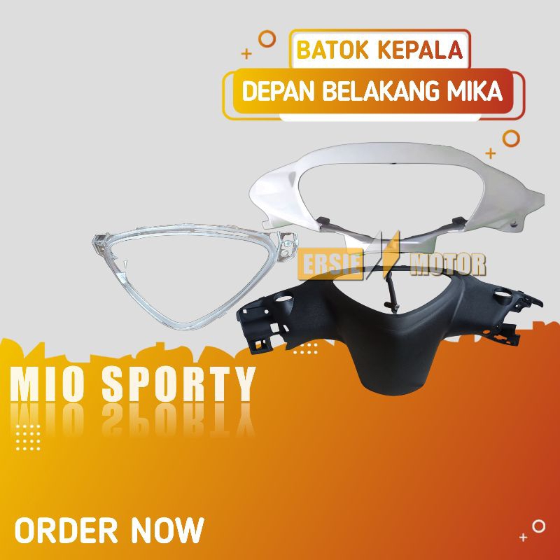 Batok Lampu Depan Batok Belakang mika spidometer Mio lama sporty 5TL Putih 2004 2005 2006 2007 2008