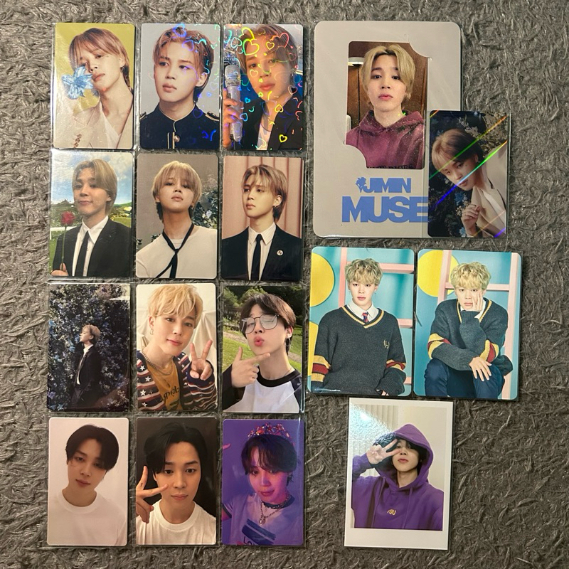 Ready Stock — Photocard Jimin Lucky Draw POB Muse JPFC UMS Weverse Decokit In The Soop Face Crown HE