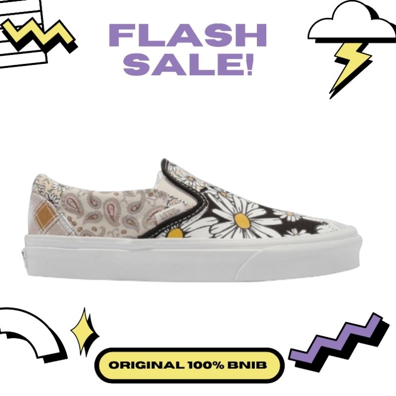 VANS SLIP-ON MEADOW PATWORK ORIGINAL 100%