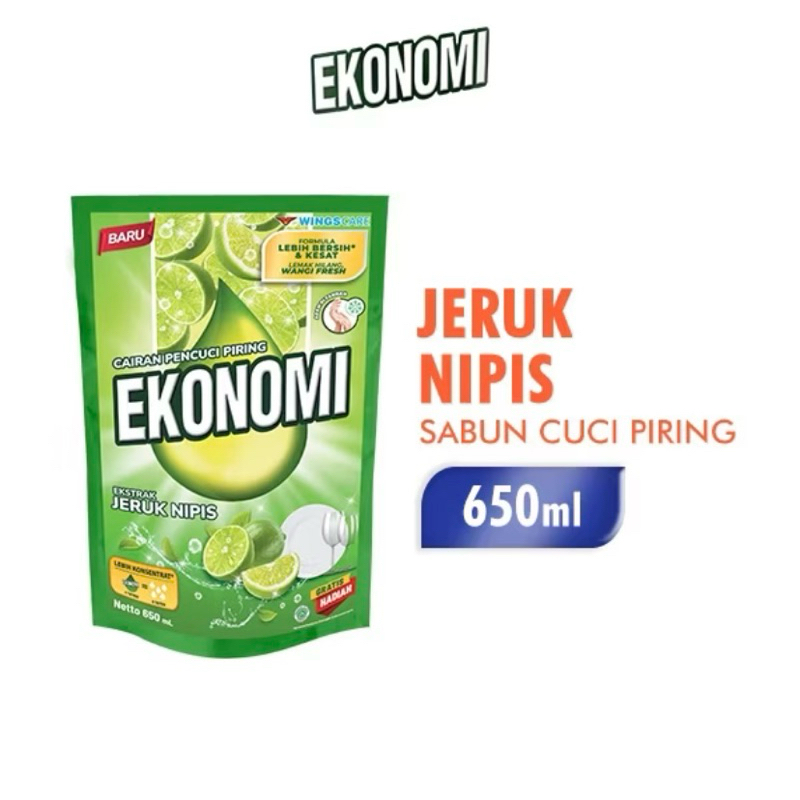 EKONOMI SABUN CUCI PIRING JERUK NIPIS | SIWAK 650ML