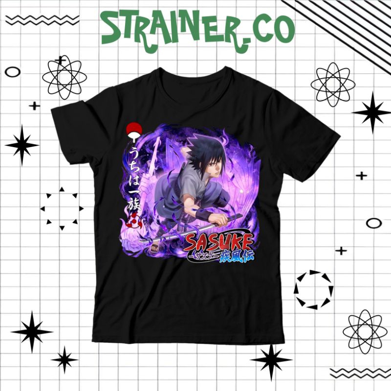 (BISA COD) Kaos Anak SASUKE UCHIHA SUSANOO - Baju Anak Laki-Laki SASUKE UCHIHA SUSANOO JURUS KEREN V
