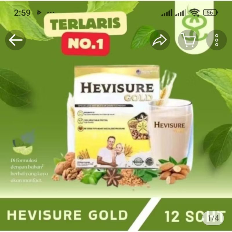 

hevisure gold susu 2box,untuk mengatasi kadar gula darah dan kencing manis