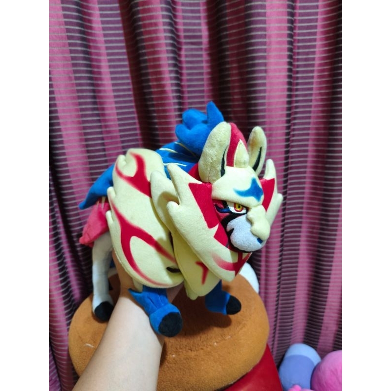 Zamazenta Plush Pokemon Center Plush Boneka Pokemon Original