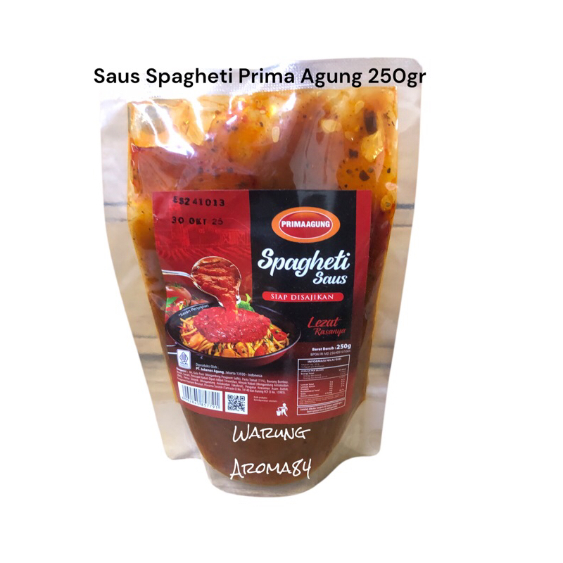 

Saus Spagheti Prima Agung 250gr