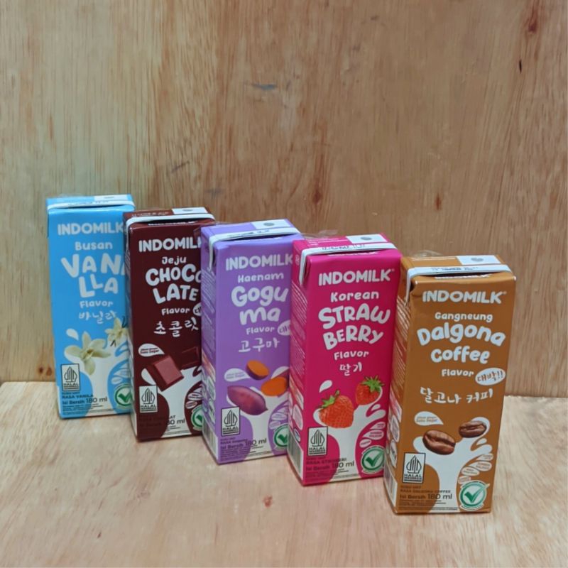 

susu indomilk uht korean series180ml
