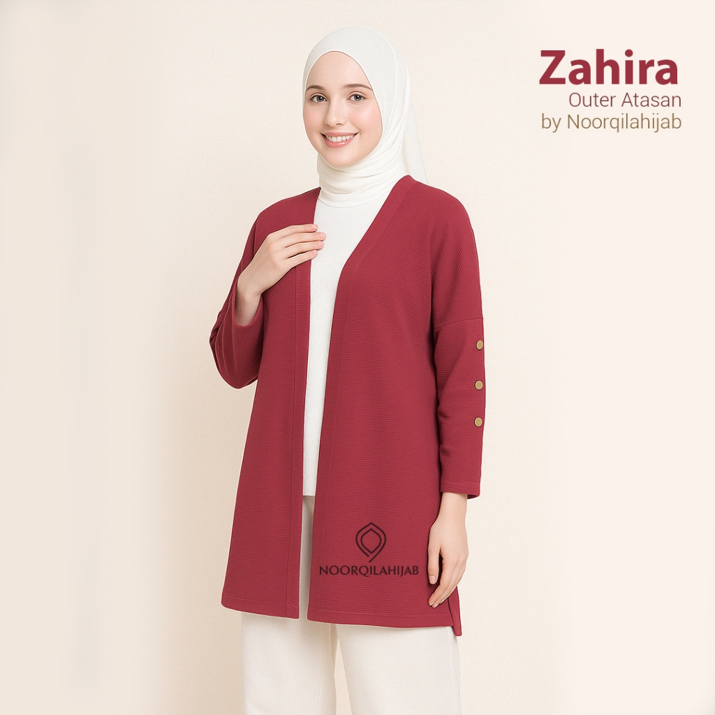 Noorqilahijab - Outer kondangan lengan Panjang | Outer Brukat Panjang Lengan Balon | SPECIAL EDITION