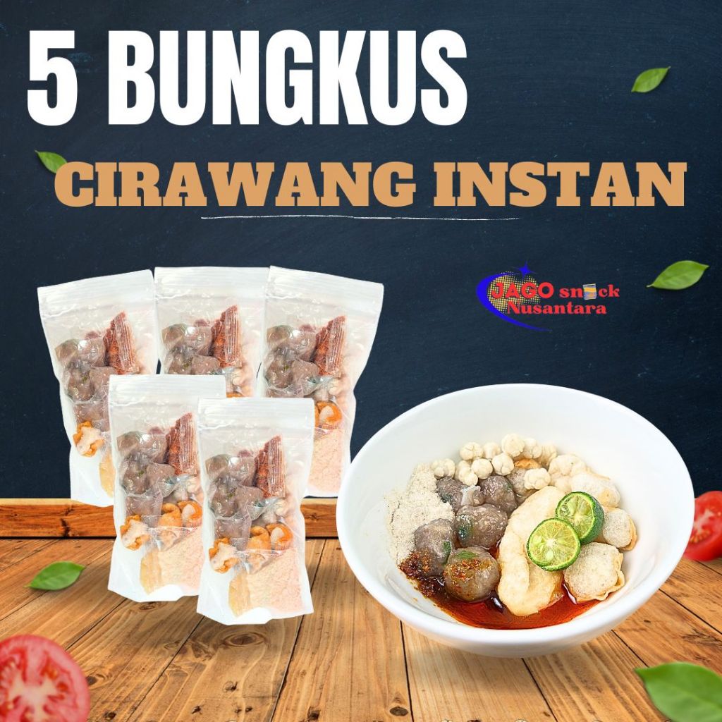 

5 BUNGKUS CIRAWANG EKONOMIS PEDAS NIKMAT MURAH FOOD KALDU PEDAS