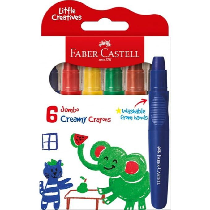 

CRAYON FABER CASTELL JUMBO 37010223 6C CREAMY