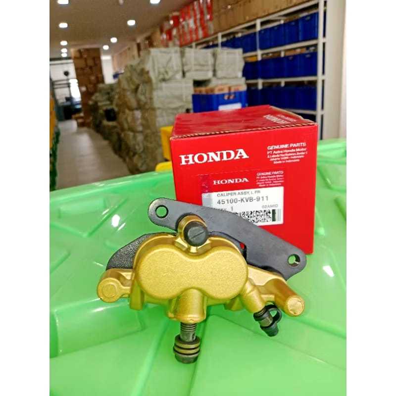 Kaliper Cakram Bawah Vario 110 Karbu 2 Piston Kepala babi (45100-KVB-911)