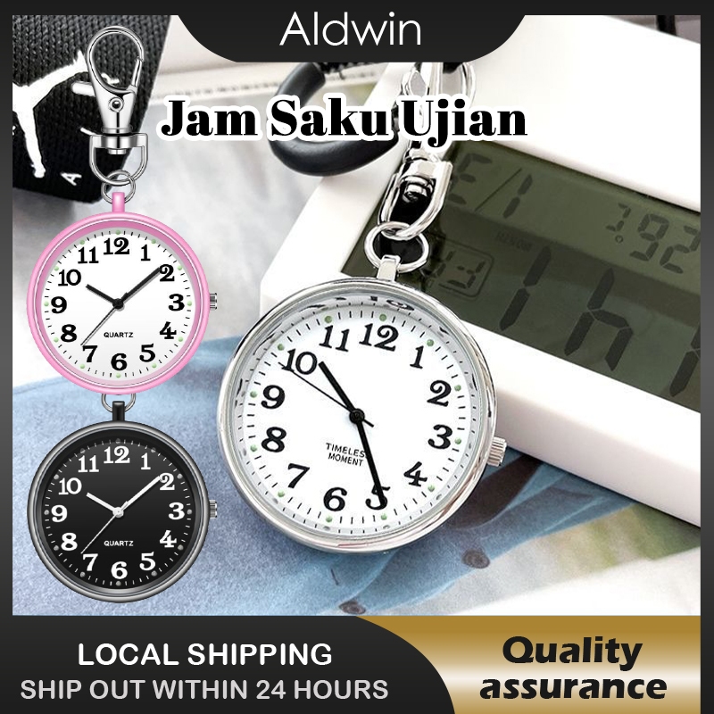 Jam Saku Gantungan Kunci Perawat Mini Hadiah Dokter Nurse Watch Jam Saku Perawat