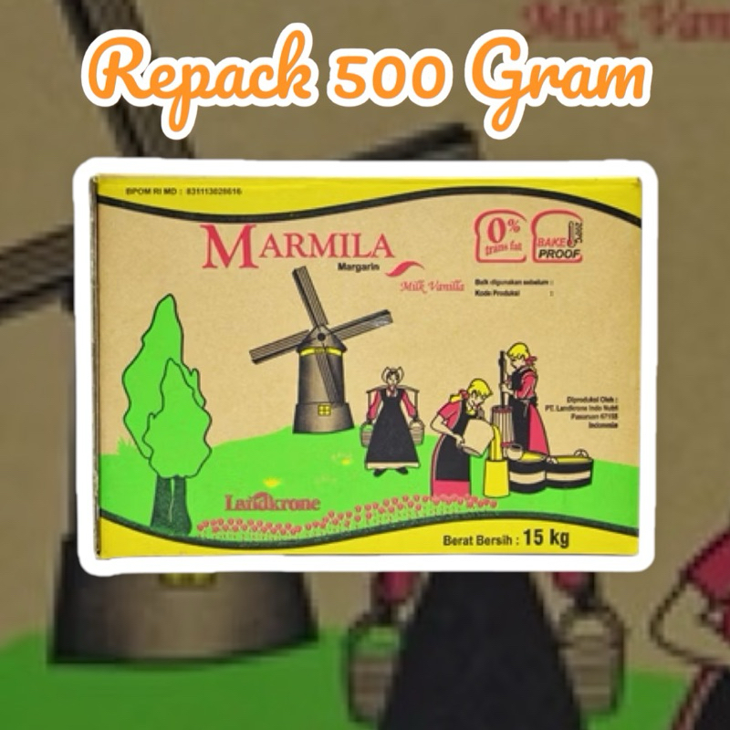 

Marmila Margarin Rasa Susu Vanilla Repack 500 Gram