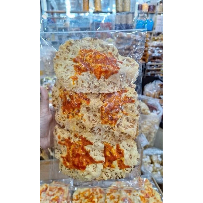 

Kerupuk jengkol balado