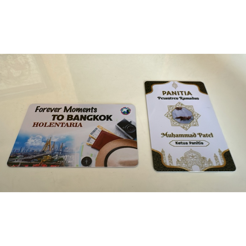 

cetak id card PVC premium | kartu anggota | kartu member dengan print uv